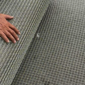 Lưới đan dệt inox 304 ô 1p5 cộng 1li5 khổ 1M