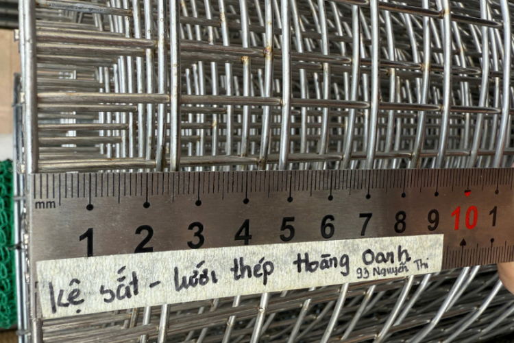Lưới hàn inox 304 ô 2 phân 5 cọng 2li - khổ 1M và 1M2