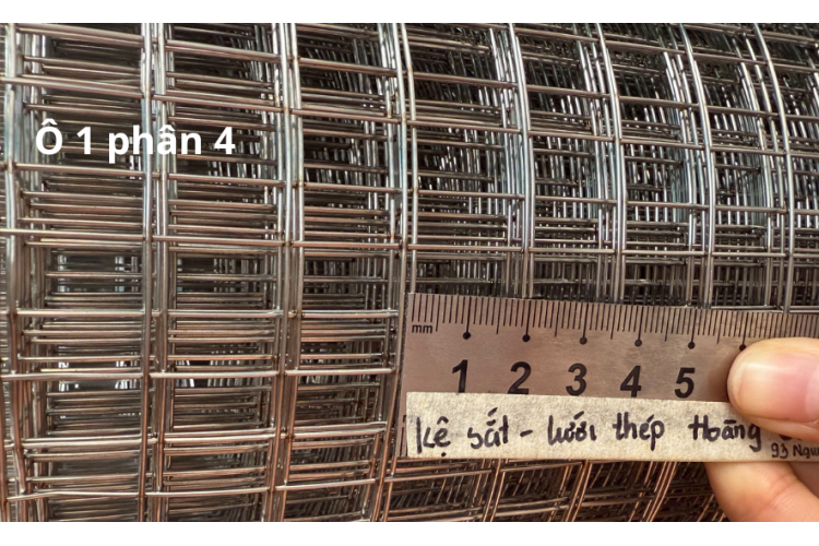 Lưới inox 304 - Khổ cao 1M và 1M2 bền bỉ - Ô 1 phân 2 - Tính theo 1M tới 