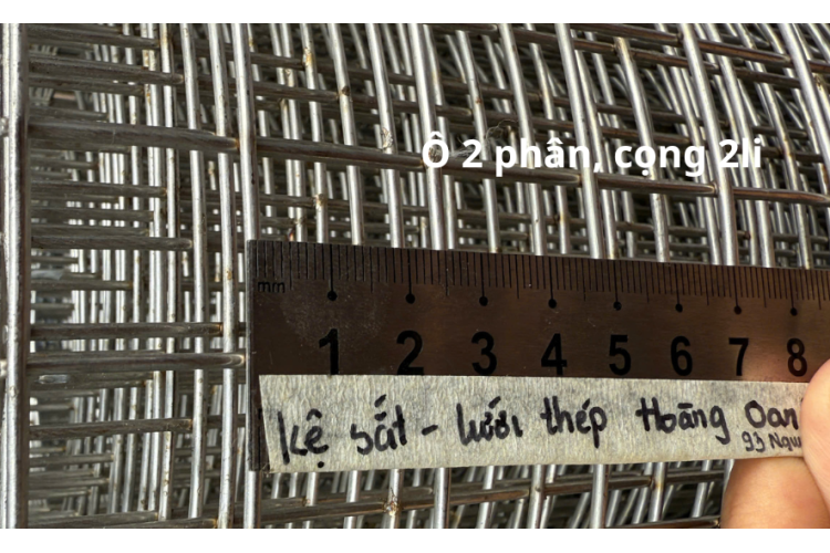 Lưới inox 304 - Khổ cao 1M và 1M2 bền bỉ - Ô 1 phân 2 - Tính theo 1M tới 