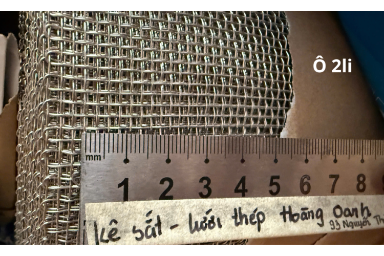 Lưới đan dệt inox 304 ô 1p5 cộng 1li5 khổ 1M