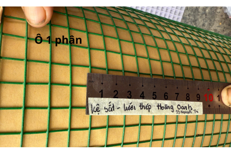 Lưới bọc nhựa kích thước khổ 50/1M/1M2, dài 1M