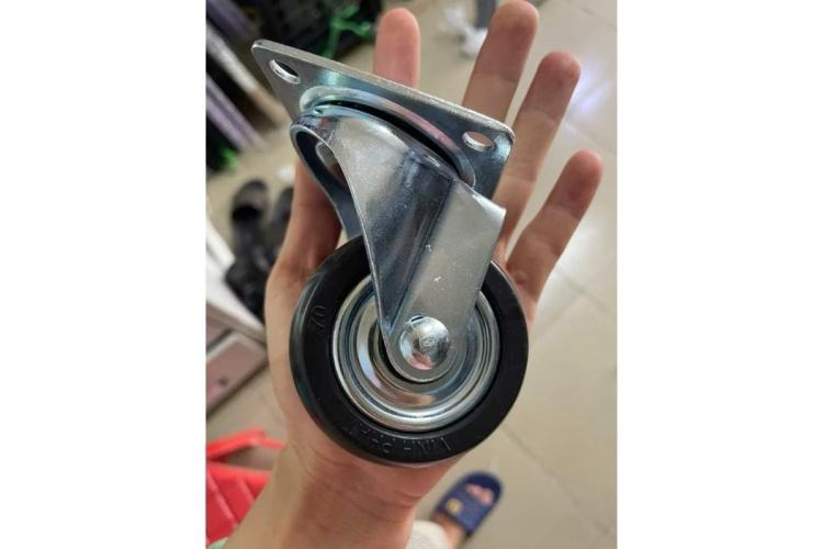 Bánh xe cao su xoay 360 bánh xe đẩy - 1 tất